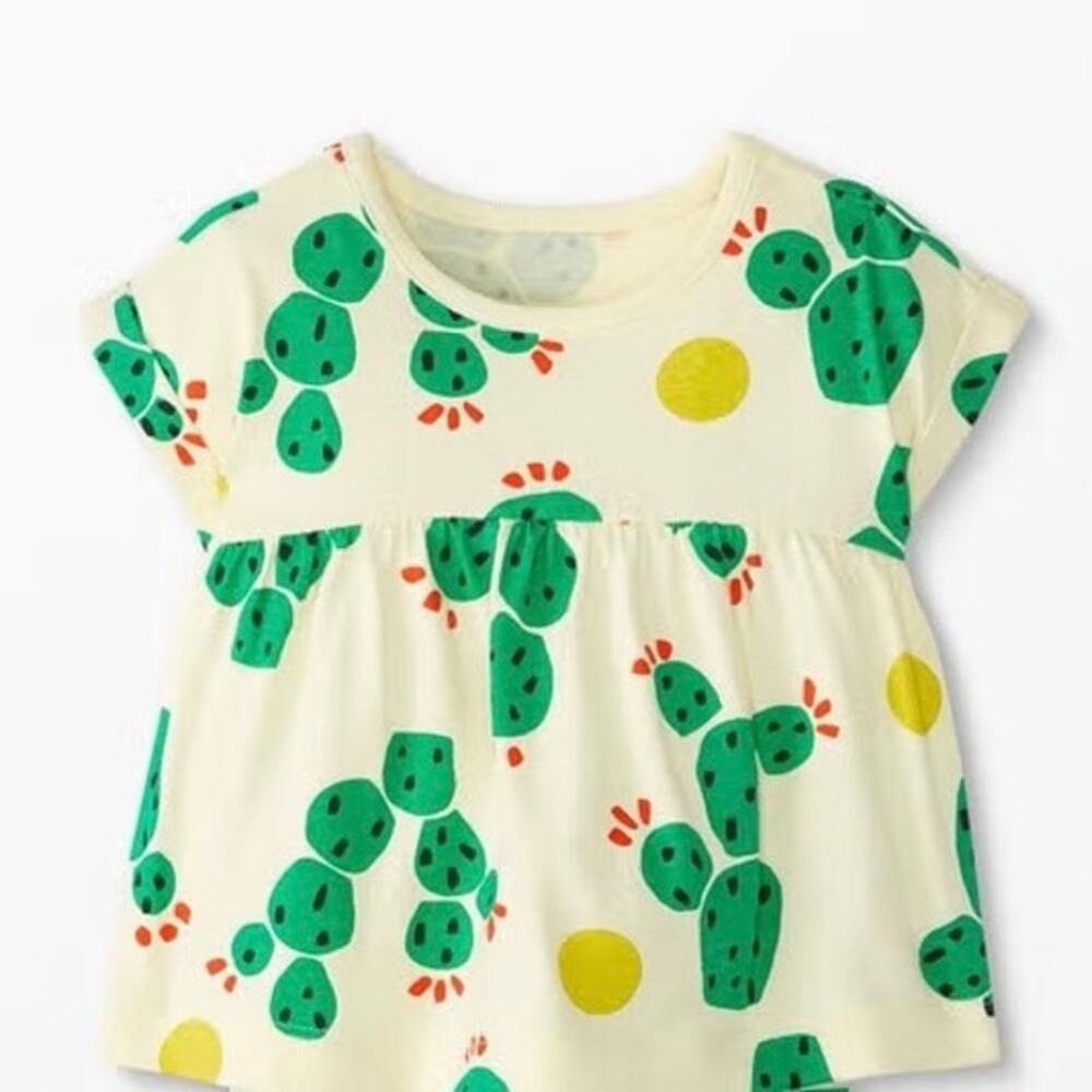 Hanna Andersson Baby Sunrise Cactus Print Tunic Dress